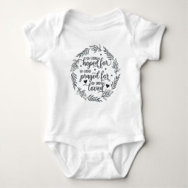 Förhoppad på, Prayed for, Loved IVF Baby T Shirt