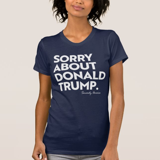 FÖRHOPPAS ÖVER TRUMP T SHIRT (Framsida)