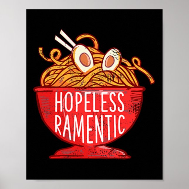 Förhopplös RamGiljapansk Ramen Noodles Pocket Gr Poster (Framsidan)