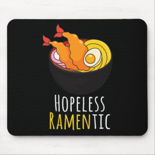 Förhopplös Ramgiltig Cute Kawaii Ramen Noodles Pun Musmatta