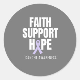 Förhoppning om att alla cancermedvetandehöjande sy runt klistermärke