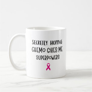 Förhoppning om Chemo Ge Me superpower Breast Kaffemugg