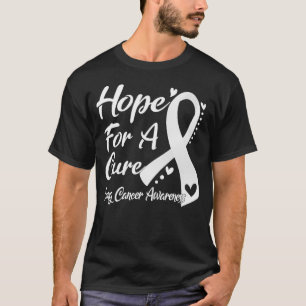 Förhoppning om en klar medvetenhet om lungcancer t shirt