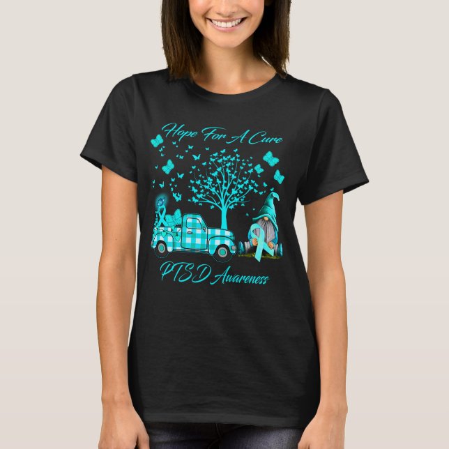 Förhoppning om en ren PTSD-medvetenhet T Shirt (Framsida)