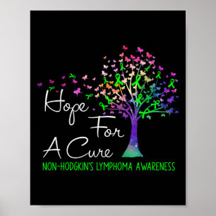 Förhoppning om en renare icke-hodgkins lymphoma Aw Poster
