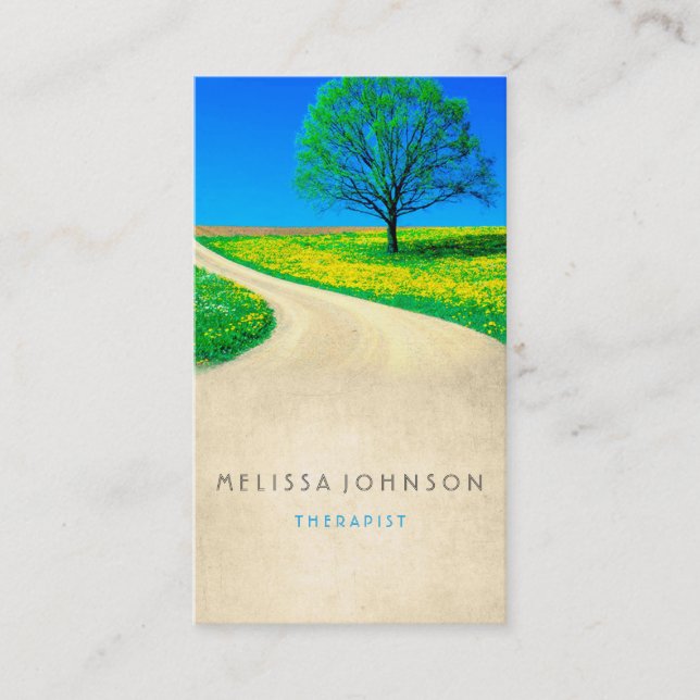 Förhoppning om personligens terapibehandlande psyk visitkort (Framsida)