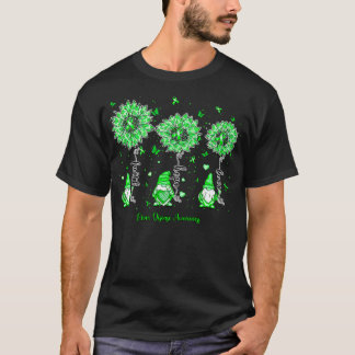 Förhoppning om solrosblomma i gnomtron om leversju t shirt