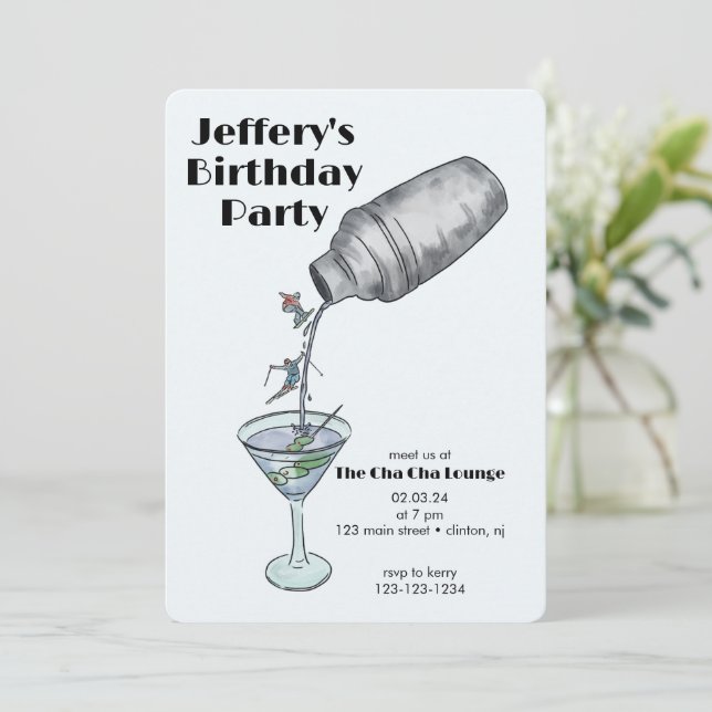 Förhoppning över födelsedag för vinterfödelsedag v inbjudningar (Stående Fram)