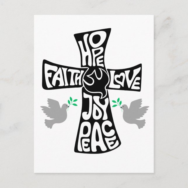 Förhoppning påsksäsong vykort (Framsida)