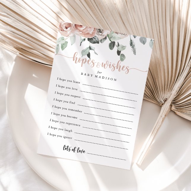 Förhoppningar och Önskemål-kort för vanliga Rosa r Vykort (Skapare uppladdad)