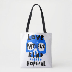 Förhoppningsbar Tote Bag för kärlek patient Tygkasse