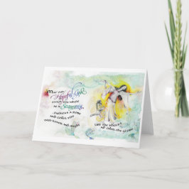 FörhoppningsfullGud/Seamstress, Viktat gratulation Kort