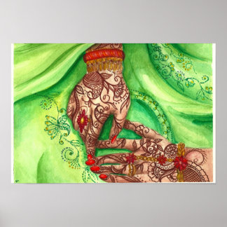 "Förhoppningsfullt Händer" Poster