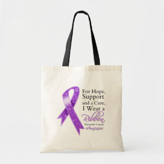 Förhoppningsmedvetenhet om Pancreatic Cancer Suppo Tygkasse