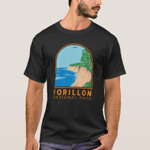 Forillon National Park Canada Vintage Art T Shirt