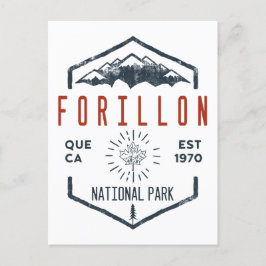 Forillon National Park Canada Vintage Distress Vykort