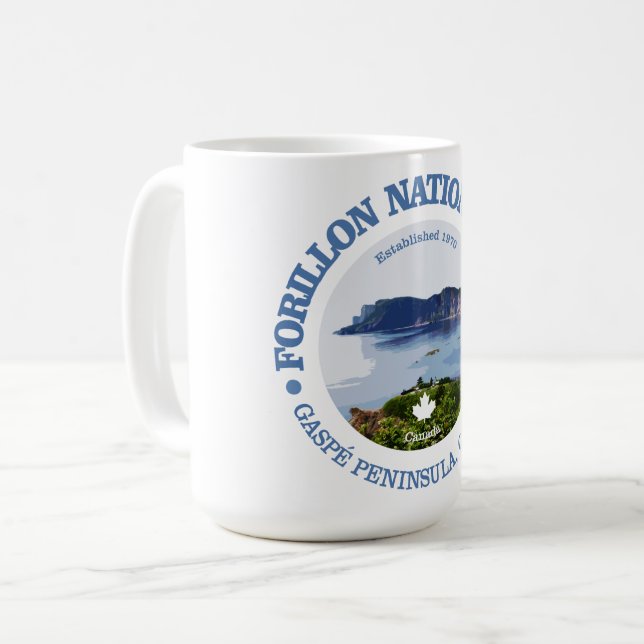 Forillon nationalpark kaffemugg (Framsida vänster)