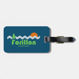 Forillon nationalpark Retro Bagagebricka