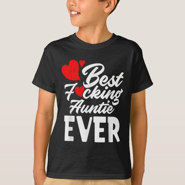 Foring Auntie Ever - Cool Grandaunt Aunt Gift  T Shirt (Framsida)