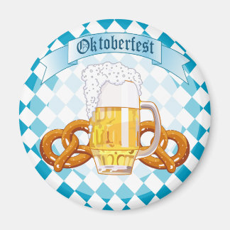 Förinställda oktoberfester och öl magnet