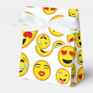Förinställningsruta för blandade emoji mönster rol presentaskar