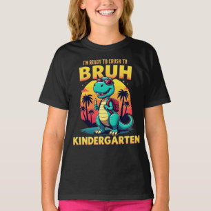 Förinta förskoleklass åter till skolan Dinosaurie T Shirt