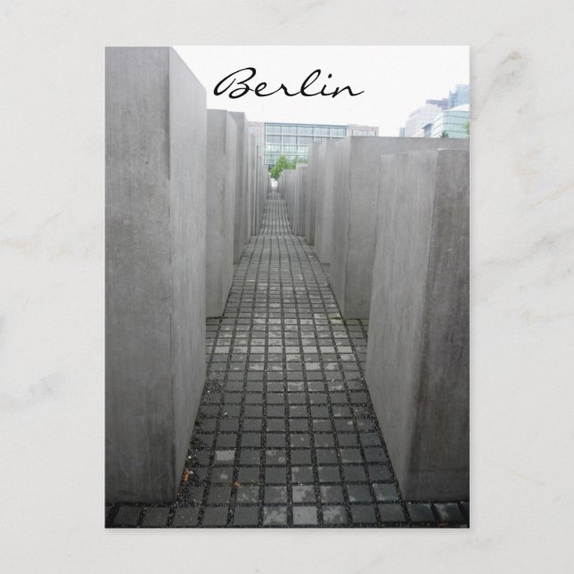 förintelse-monumentet vykort (Framsida)