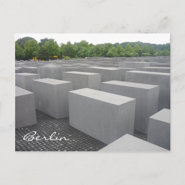 förintelseminnesfältet vykort (Framsida)