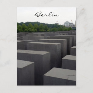 Förintelseminnestället i Berlin Vykort