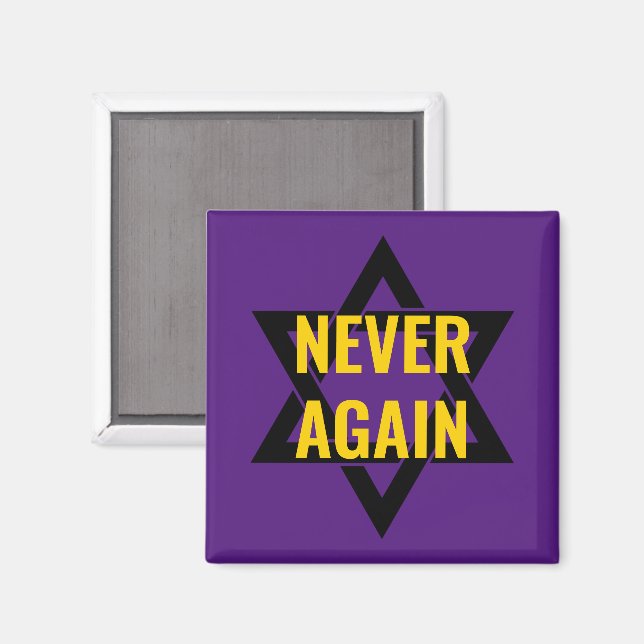 Förintelseminnet kommer ALDRIG IGEN Magnet (Front/Back)