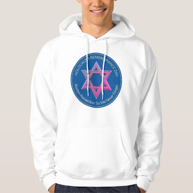 Förintelseminnet YOM HASHOAH Memorial Hoodie (Framsida)