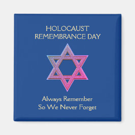 Förintelsens minnesdag YOM HASHOAH Magnet