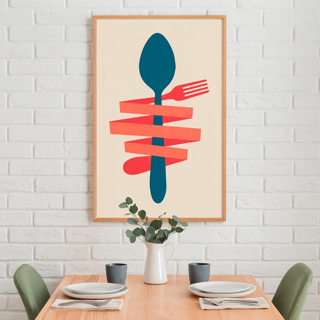 Fork And Spoon Poster (Skapare uppladdad)