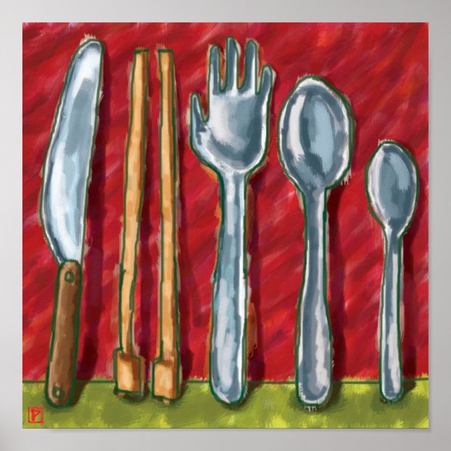 FORK HANDLE POSTER (Framsidan)