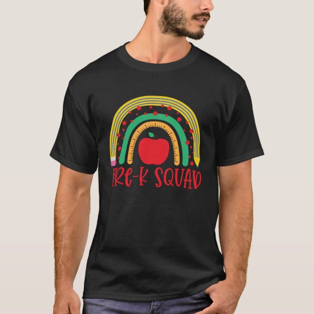 Förk Kvadadlärare första skoldagen T Shirt (Framsida)