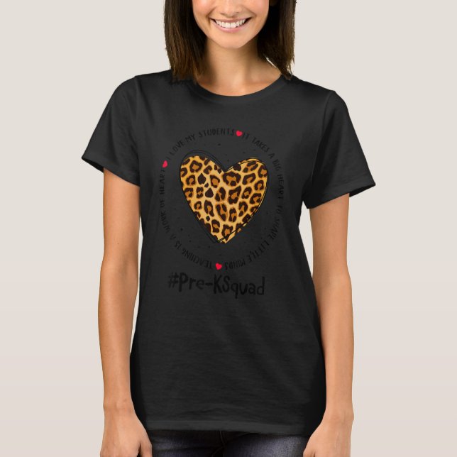 Förk. lärarvecka för fyrkantsutvärdering tillbaka  t shirt (Framsida)