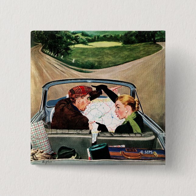 Fork på väg knapp (Framsida)