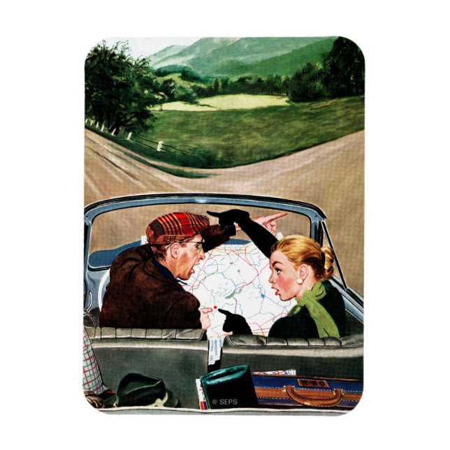 Fork på väg magnet (Vertikal)