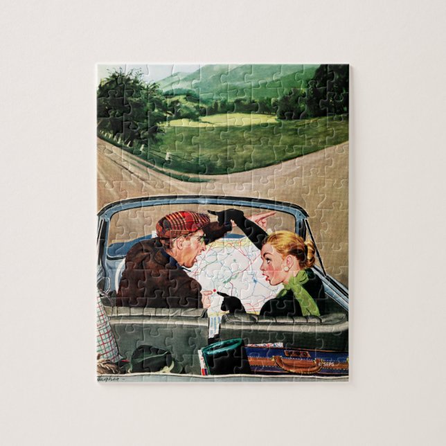 Fork på väg pussel (Vertikal)