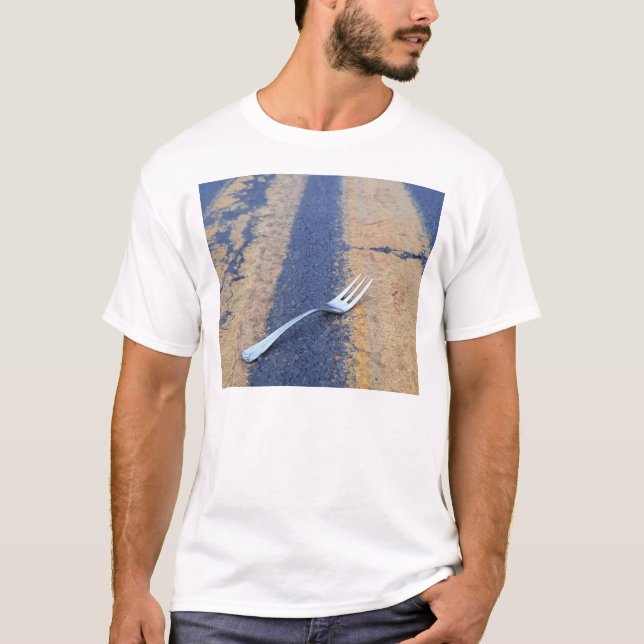 Fork på väg t shirt (Framsida)