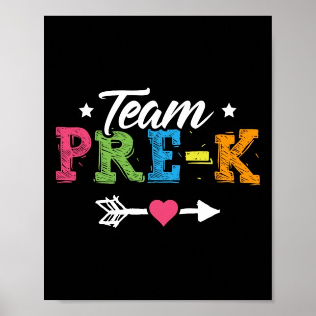 Förk Preschool Teacher Student Back to school Poster (Framsidan)