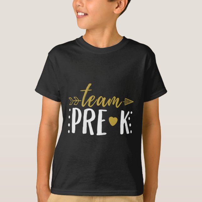 Förk Preschool Teacher Student-pil T Shirt (Framsida)