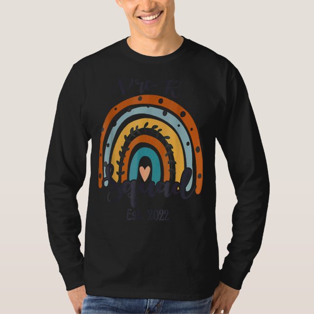 FörK Squad Student Lacher Boho Rainbow T Shirt (Framsida)