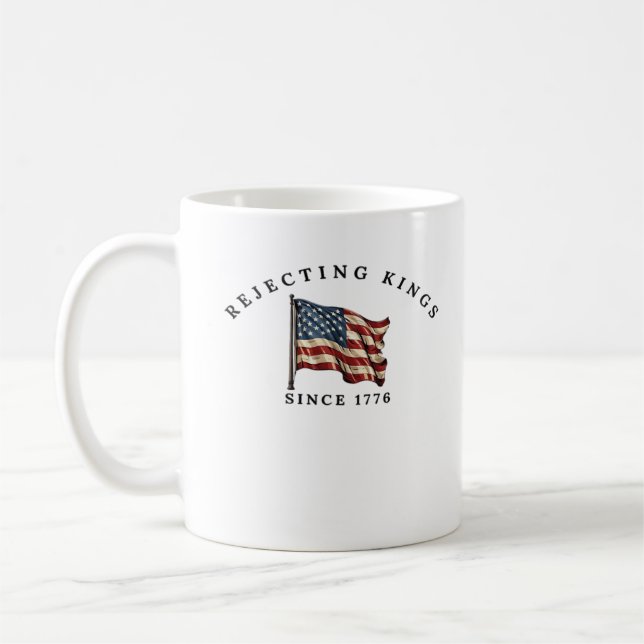 Förkastar kungar sedan 1776 Amerika Kaffemugg (Vänster)