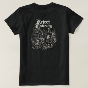 Förkastar Modernitet Mörk T-shirt