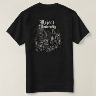 Förkastar Modernitet Mörk T-shirt
