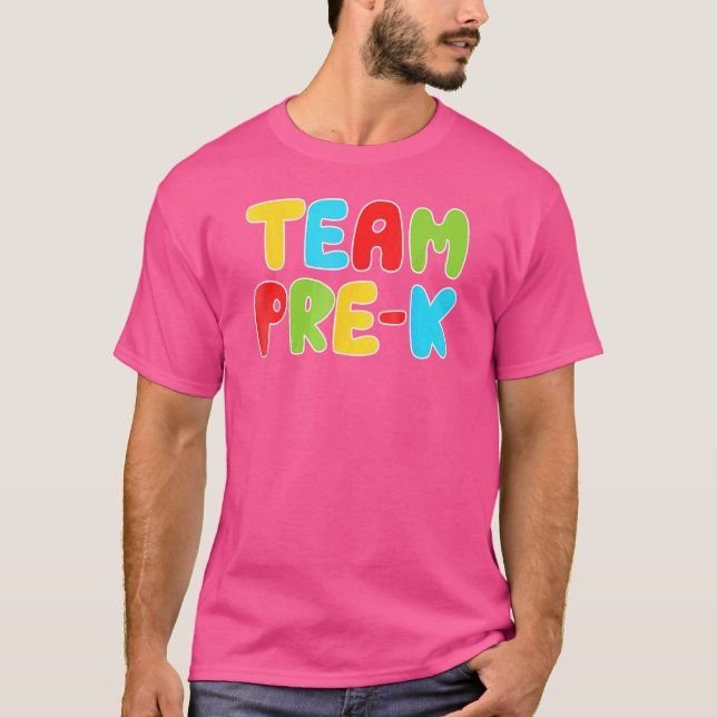 FörKinder Lacher Team Back to school Prek Squad T Shirt (Framsida)
