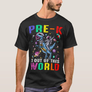 FörkK är ur detta världsastronaut - Dinosaur-områd T Shirt