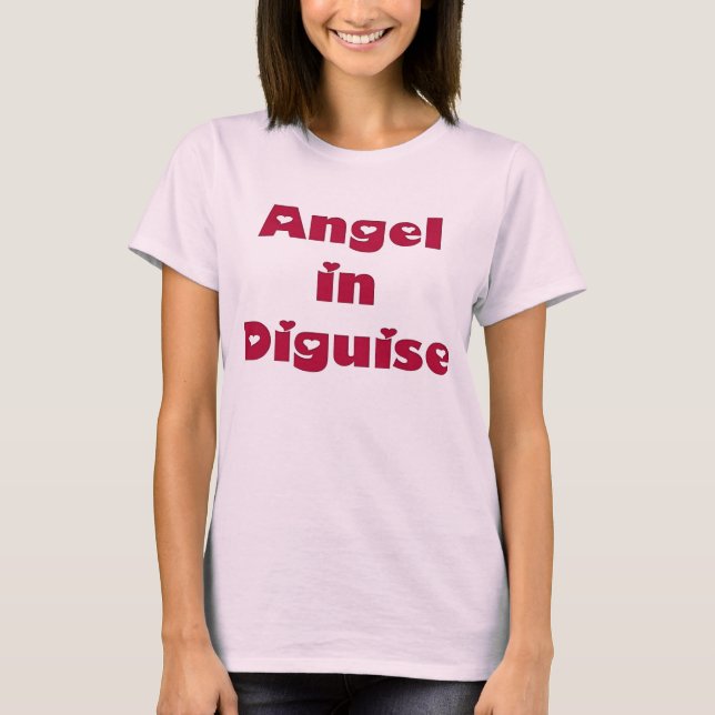Förklädd ängel t-shirt (Framsida)