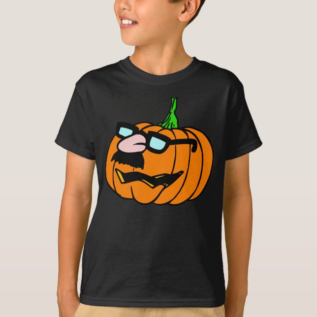 Förklädd pumpa tee shirt (Framsida)